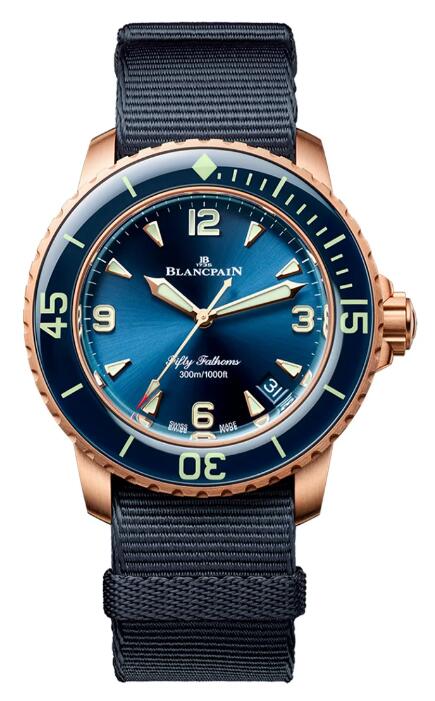 Review Blancpain Fifty Fathoms Automatique 42mm Replica Watch 5010-36B40-NAOA - Click Image to Close